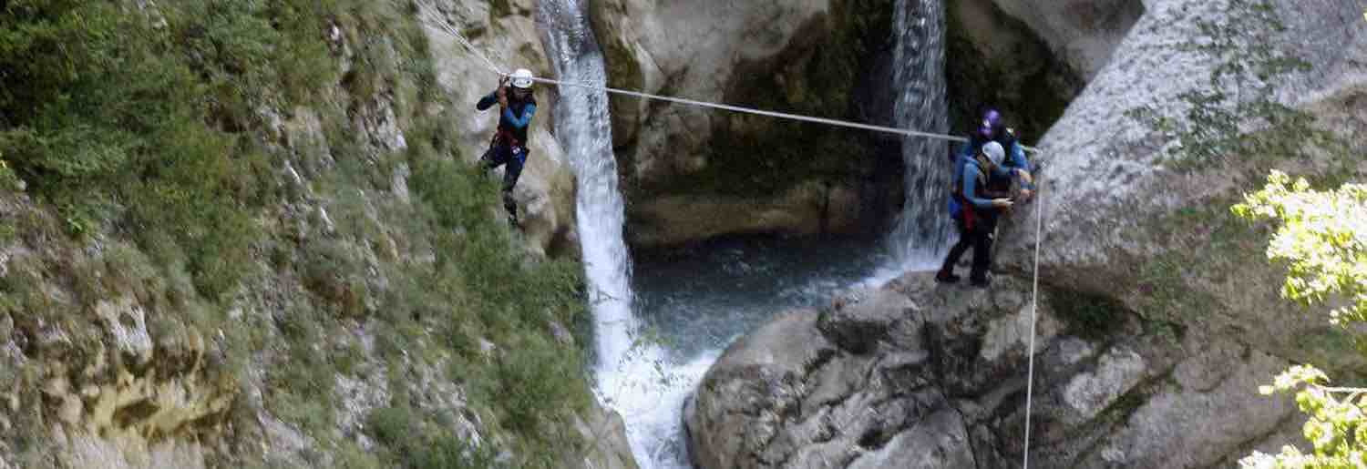 canyoning verdon Saint Auban